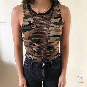 Fashion Nova Camo Body Suit